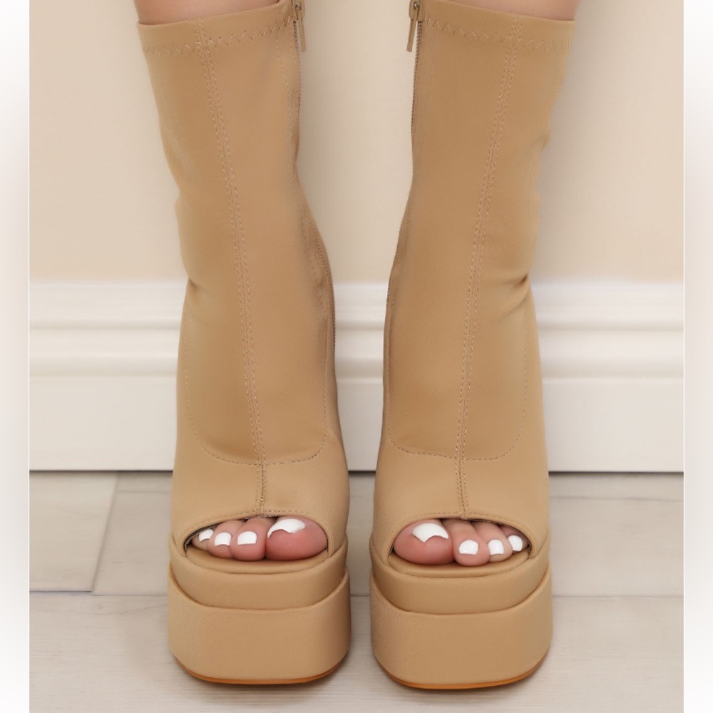 Platform booties
